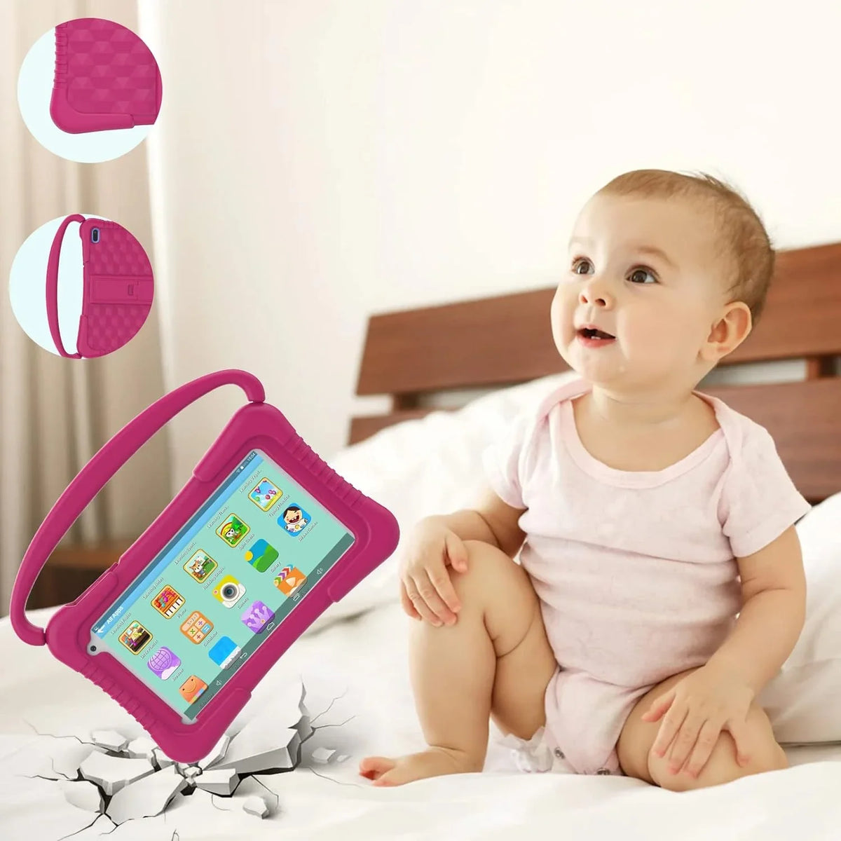 Parental Tablets inch Kids Kids Toddler Tablet 7 Games 32G Dual Android Pre-Installed with for Software WiFi Educational Netflix Kids Tablet 11 Kid-Proof Tablet Camera Kids YouTube Control,