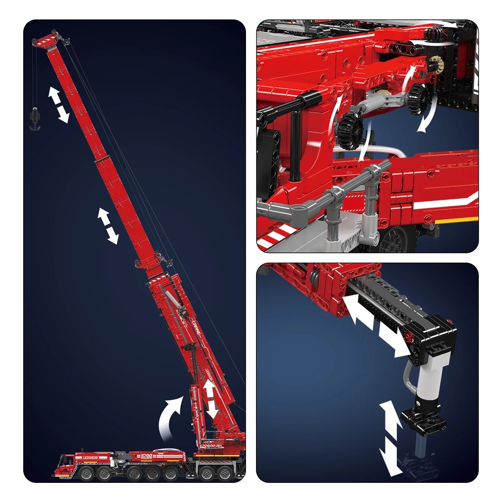 Block Brick 17008 Building Assembly Toys LTM Technical Truck Mould Motorized 11200 Car Model Crane Gifts King Kid Christmas