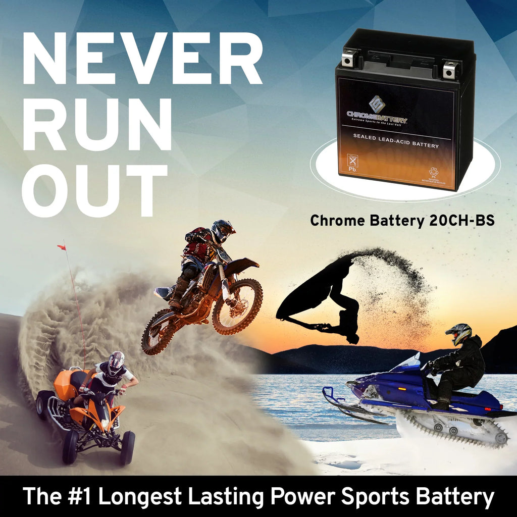 Volts,18 Cca) Streak Vn1600-b Battery Vulcan 270 1600cc Mean Ytx20ch-bs 2004 Motorcycle Ah, for Battery Kawasaki Chrome 12 (20ch-bs