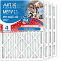 Comparable Air 16x24x1 & Made Filters Furnace 4 Pack MPR FILTERS 1200 MERV 1000, MPR FPR Electrostatic WICKED Air Premium Pleated Filter HVAC 16x24x1 USA to Filter AIRX Conditioner AIR. 11 7 by CLEAN