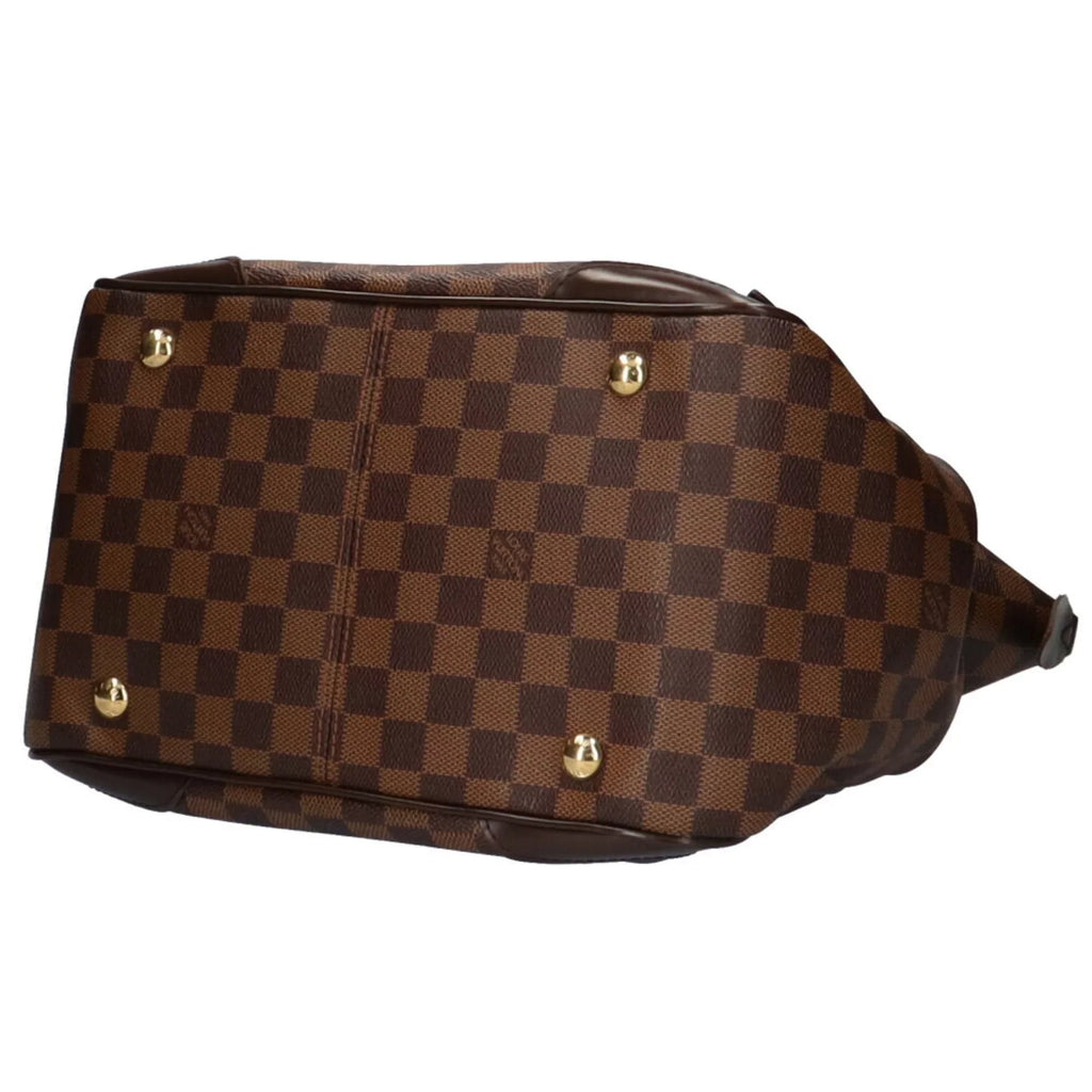 MM Bag Shoulder Used Women's Verona Damier Authenticated Brown Canvas