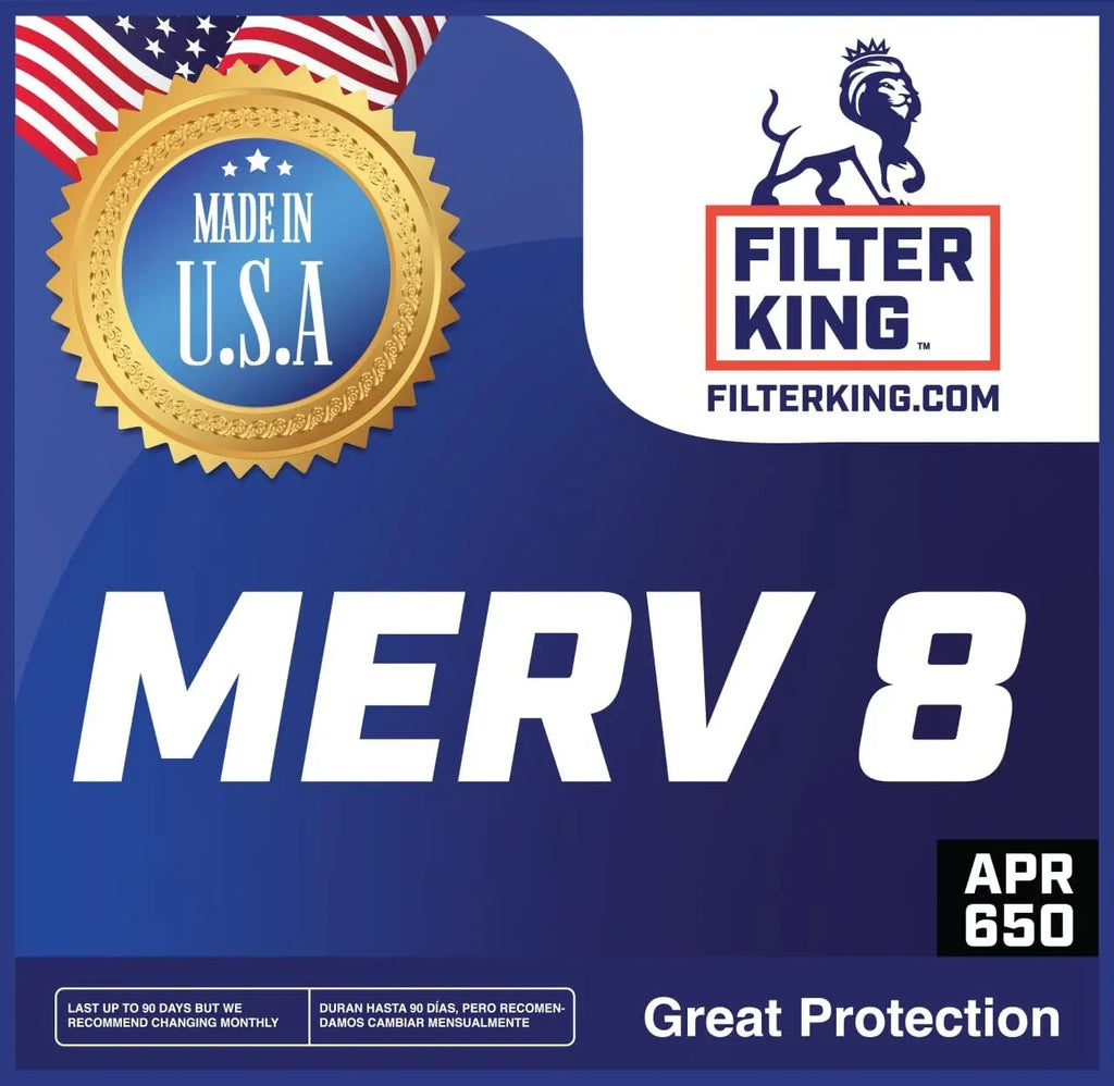 .75" 26x43x1a x 43 4-PACK Furnace MADE Pleated IN HVAC dimension: Filter | | King 8 Air Filters x | Filter 26 Actual | USA A/C MERV
