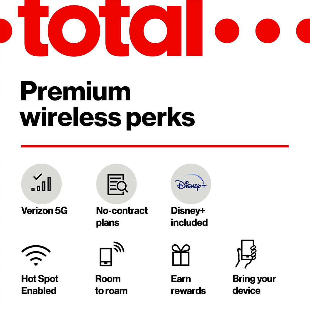 Total Verizon Nokia [Locked Smartphone by Verizon] Prepaid Total 32GB, C300, Blue- by to