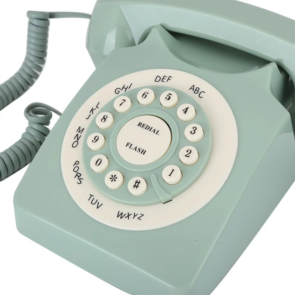 Telephone Landline Green Telephone Definition Antique Aigend Call Button European Vintag Clear - Large High