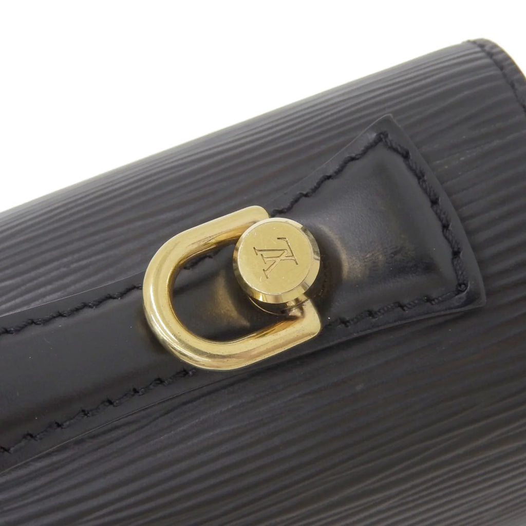 2WAY Used Monceau Epi Bag Authenticated Noir M52122