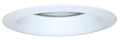 With Trim White Air-Tite OD Metal 6" Ring 7-1/4 Halo Baffle Cl, White Each &