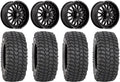 Mule ARC Kawasaki Black 18" Tires Fuel Wheels 36" Teryx XCR350