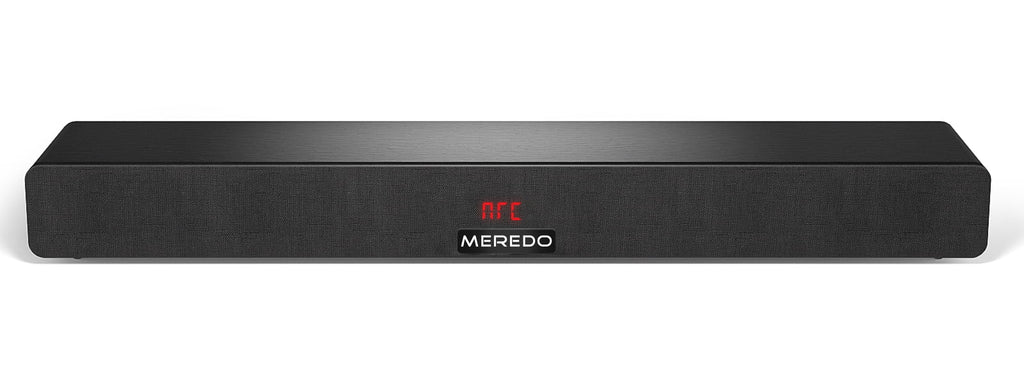 Bar Bar 150W Meredo Bass/Treble HDMI 5 Includes for Sound Built-in Cable Adjustable Subwoofer EQ Sound TV HDMI Modes 28Inch Arc/Optical/Aux/Bluetooth/USB Wooden