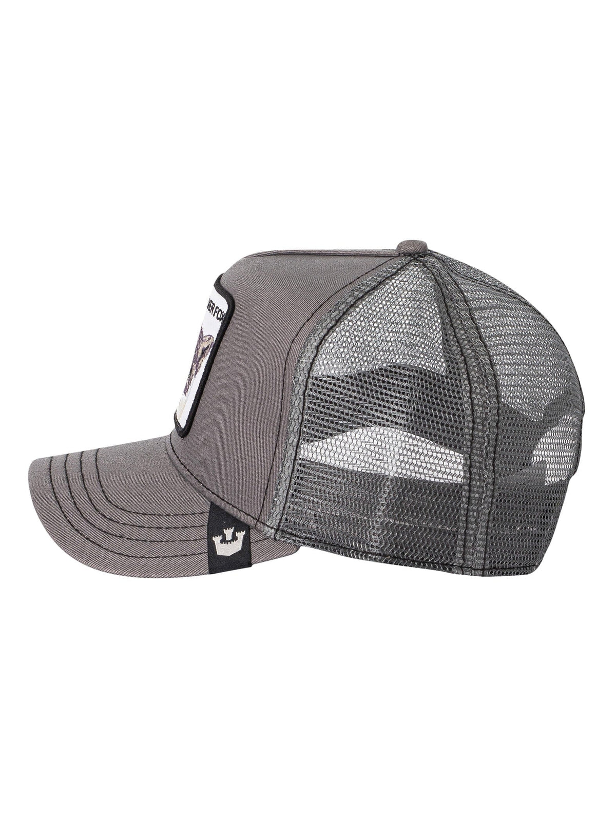 Bros. The Goorin Silver Trucker Grey Fox Cap,