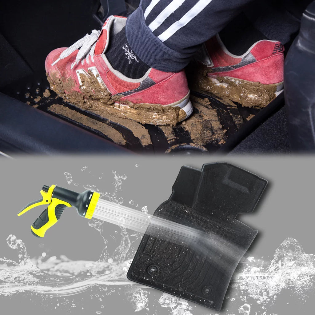 Carpet-Custom Duty Floor Liners Compass Front Car Heavy Replacement Black 2018-2023 Fit-Tough/Durable/Odorless All and Mats for Jeep Guard Rear climate