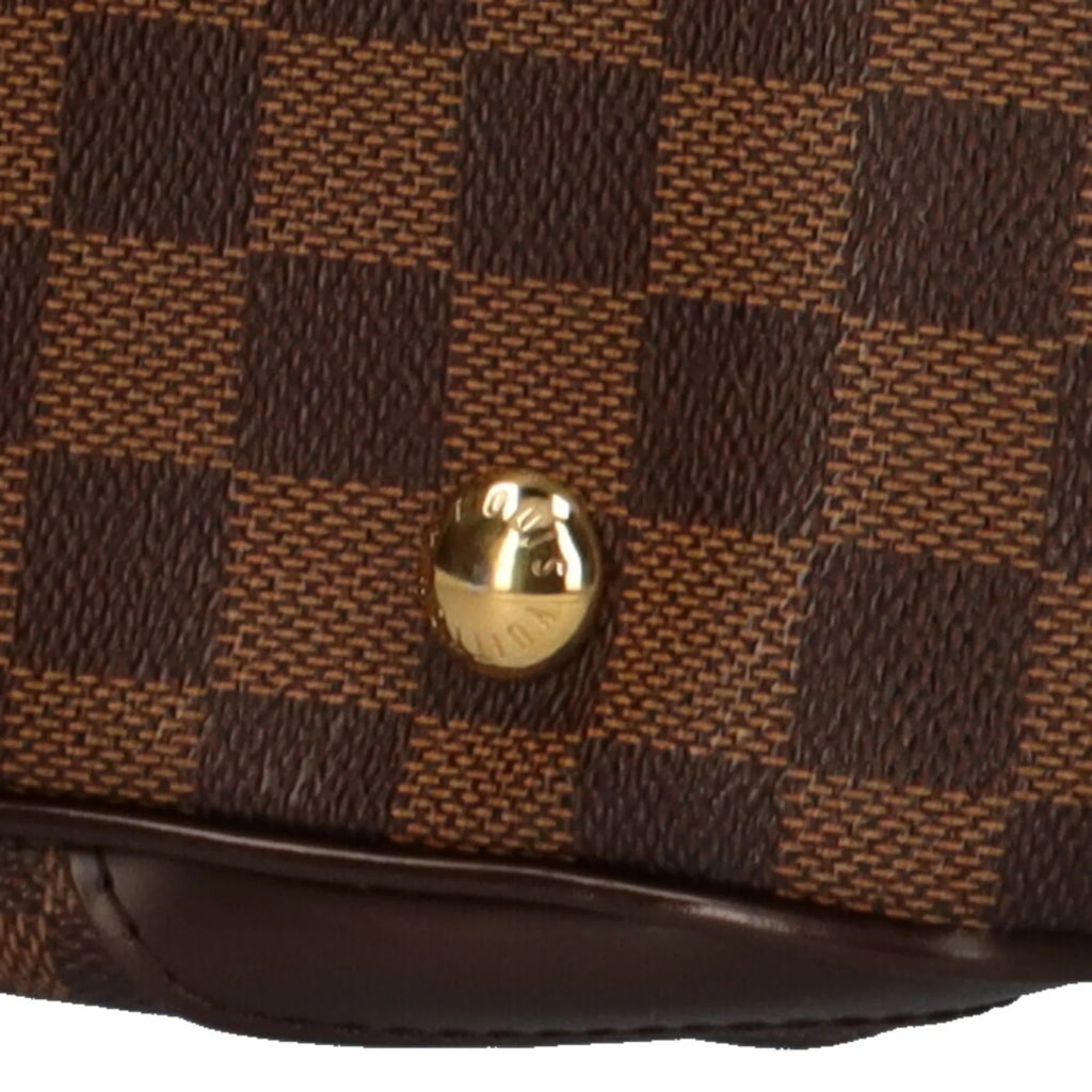MM Bag Shoulder Used Women's Verona Damier Authenticated Brown Canvas