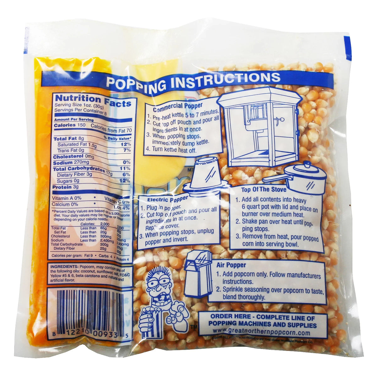Northern 8 of Popcorn Popcorn Packs, 40 Portion Great Case Premium Ounce