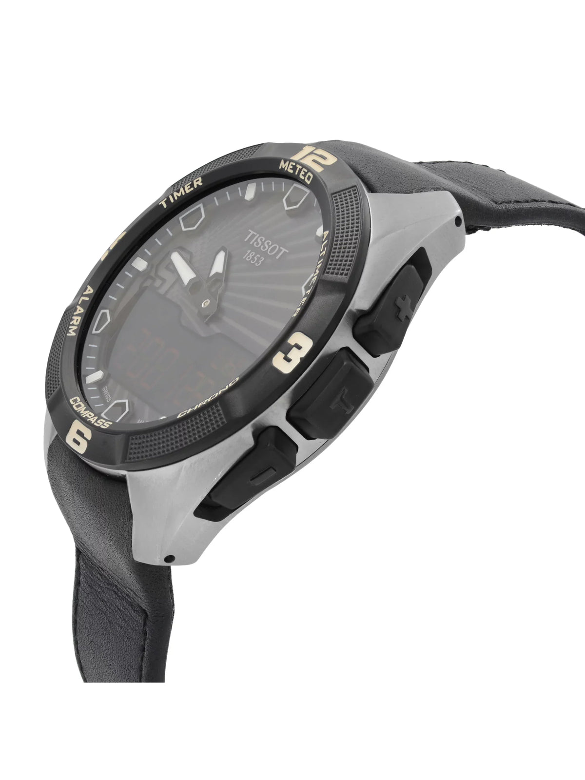 Men Dial Solar Watch Expert T-Touch Black Tony Tissot Parker T091.420.46.061.00