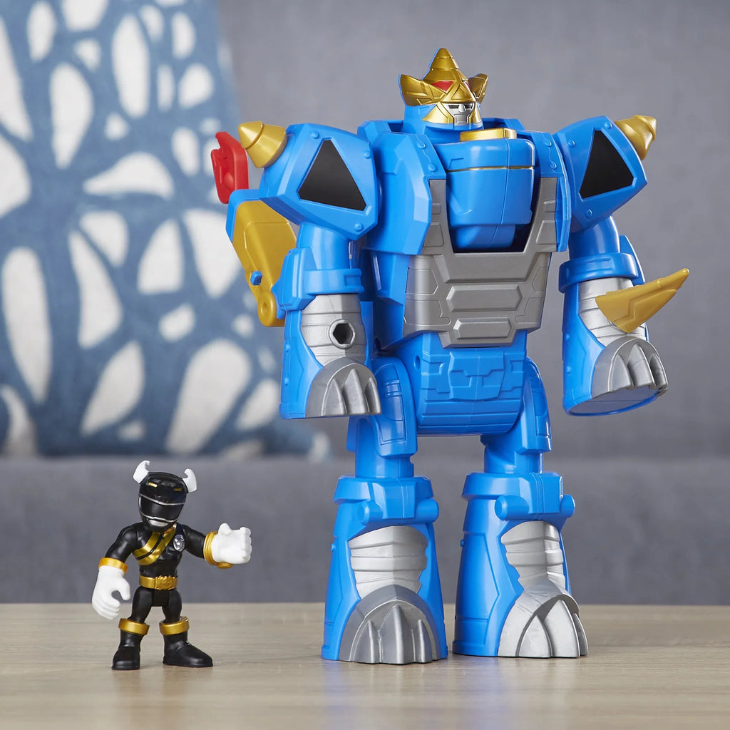 Morphin Heroes Rhino Power Black Ranger Playskool Rangers Zord & Zords