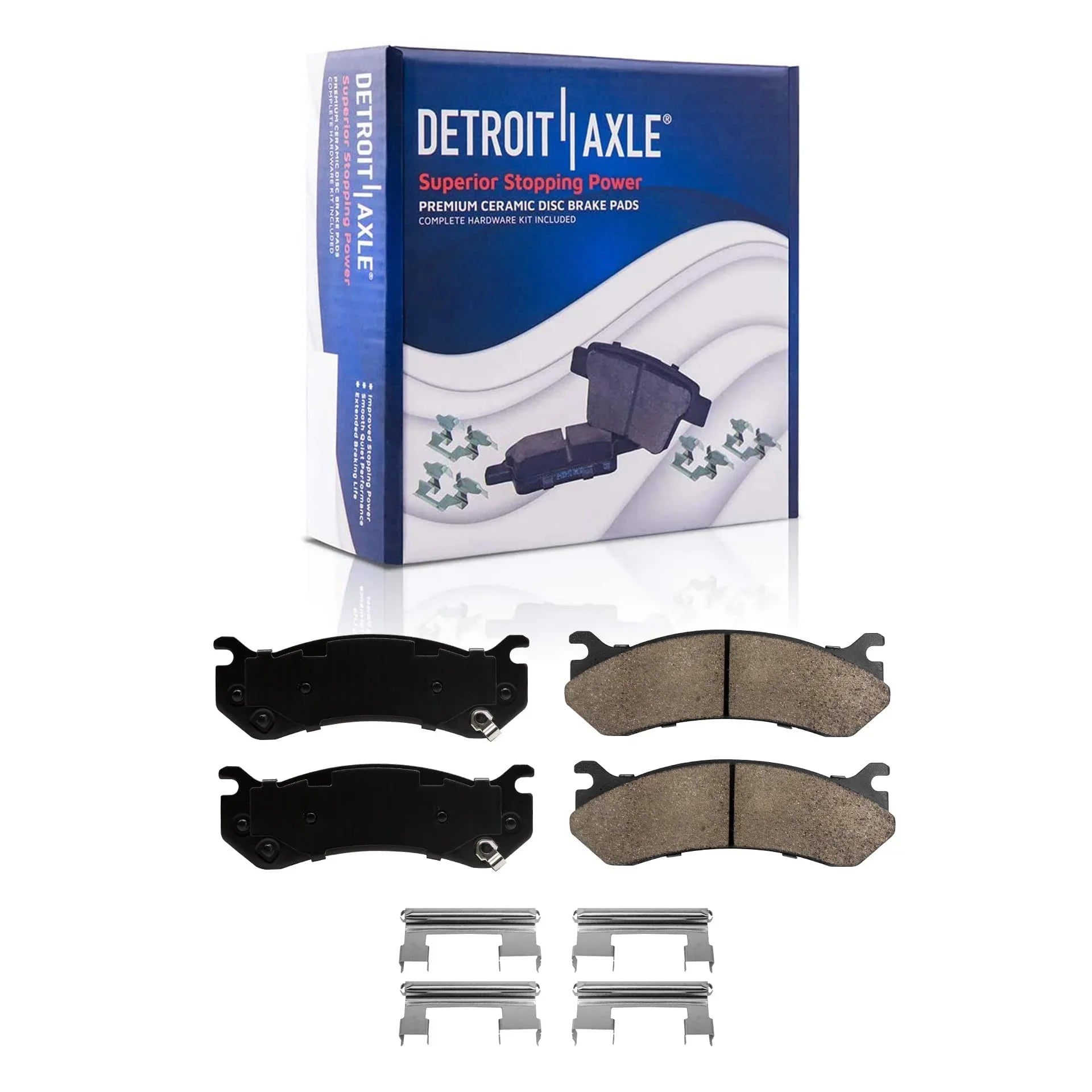 Tahoe GMC Silverado Pads: Brake Rotors Ceramic Replacement Axle Kit Savana Express Front Suburban Yukon Chevy Avalanche 12" for Rotor Disc Brake Sierra Brakes Detroit - 1500