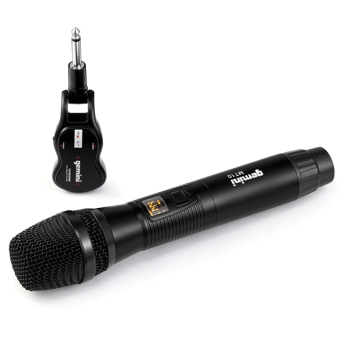 Powered LED Bluetooth 843631170892 UHF Gemini 15" Speaker Wireless Microphone GMU-M100 Single System, & Dual