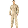 (1 FR, Weight Inseam Feather FR 4X-Large 30" Beige, Flame-Resistant Unit) Benchmark Coveralls 6 Cal