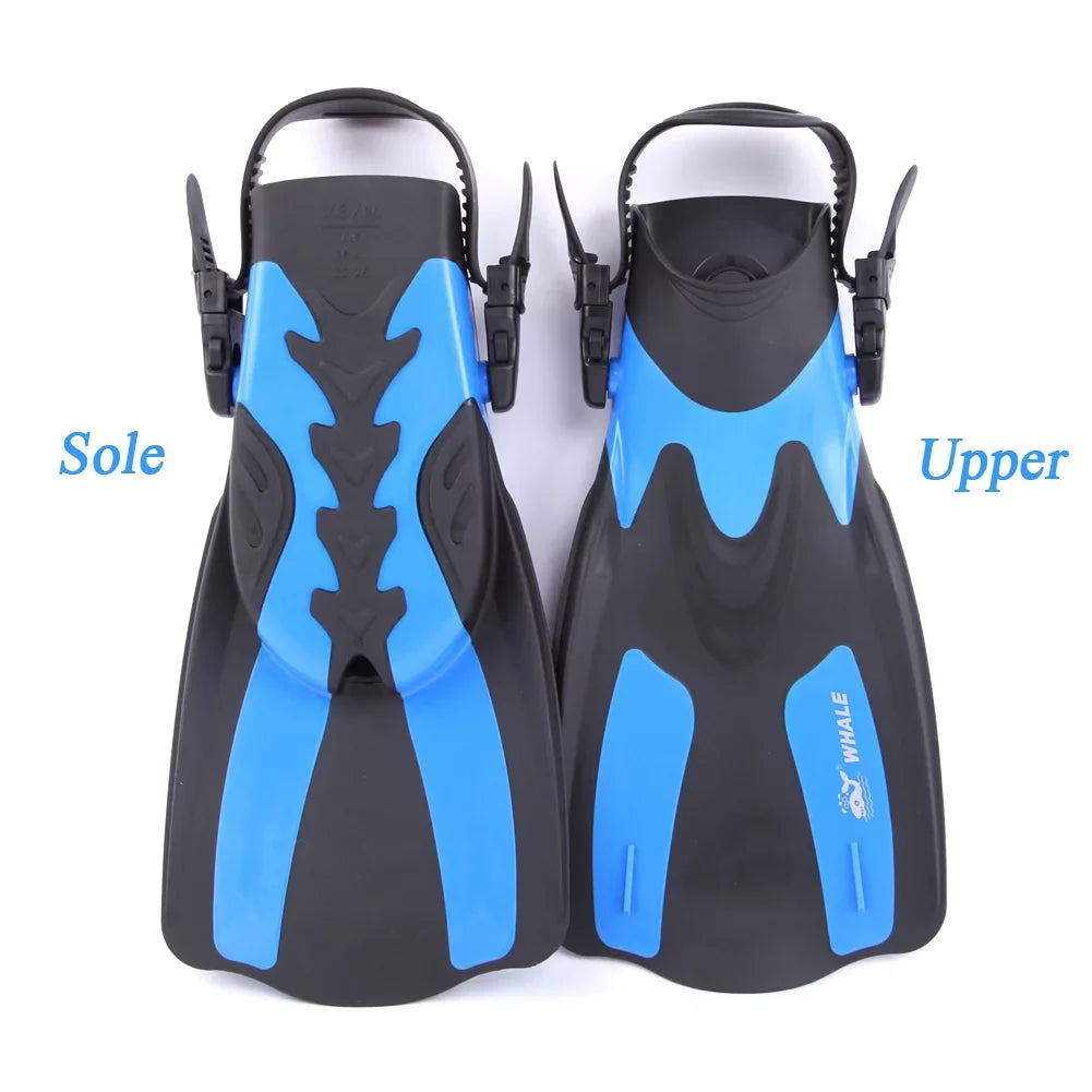 Snorkeling Fins and Swim WHALE for liquid Perfect Heel Adjustable