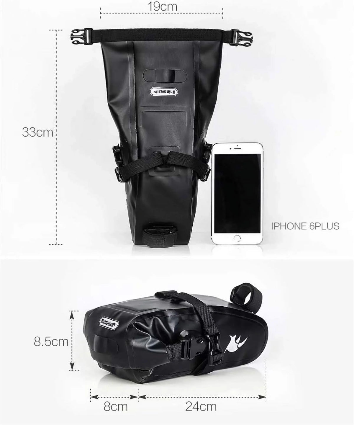 Bag, Seat Bike Bicycle Bag Cycling 1.5L Rhinowalk Mountain Bag Saddle Road Bag Waterproof Storage Portable