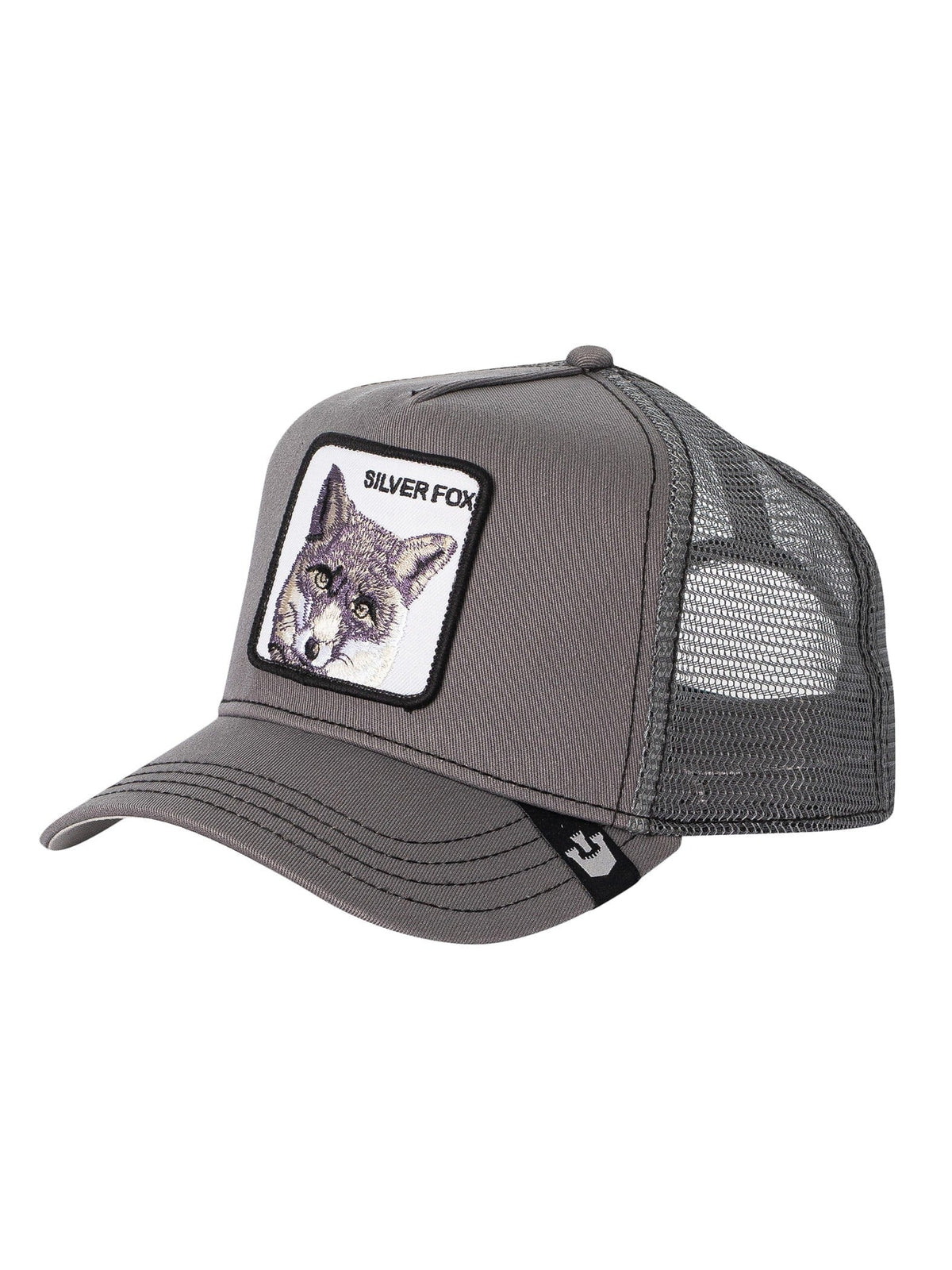 Bros. The Goorin Silver Trucker Grey Fox Cap,