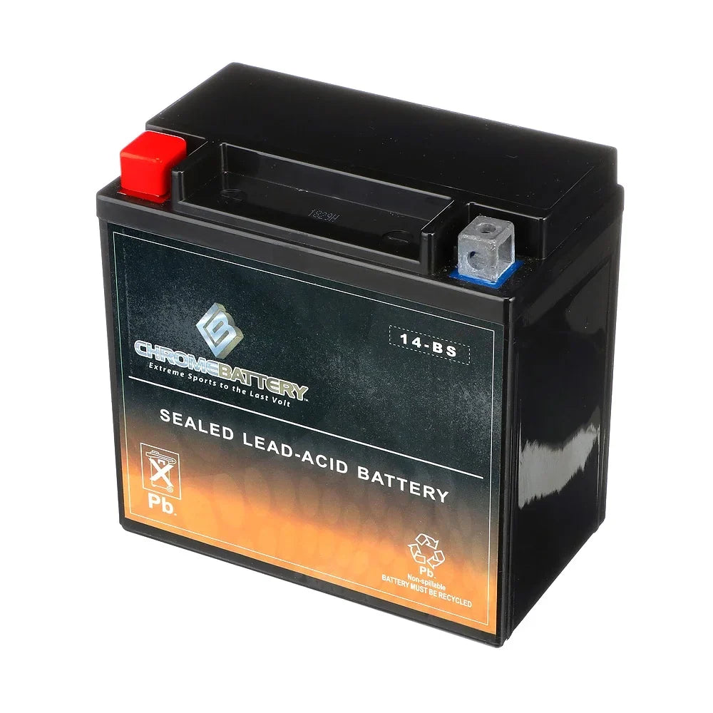 Aero, Battery for E. Vt1100c, C. T 200 Battery C3, A. 12 (14-BS 1100cc Ah, Volt,12 Tourer) YTX14-BS Chrome (spirit, Motorcycle 01-'07 Shadow Honda CCA)