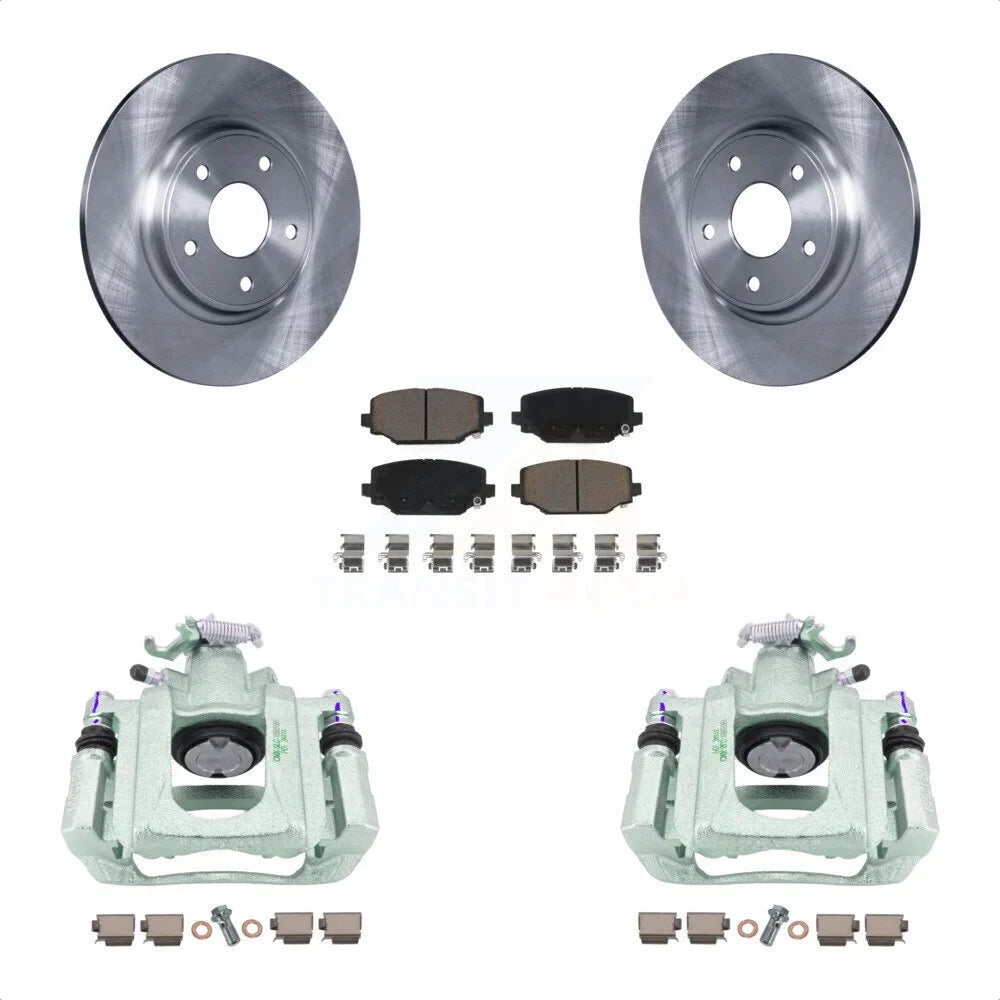Transit Ceramic And For Pads Disc Auto KC8-100707C Dual Ram Rotors Rear Caliper Piston Brake C/V 2012 With Front Kit