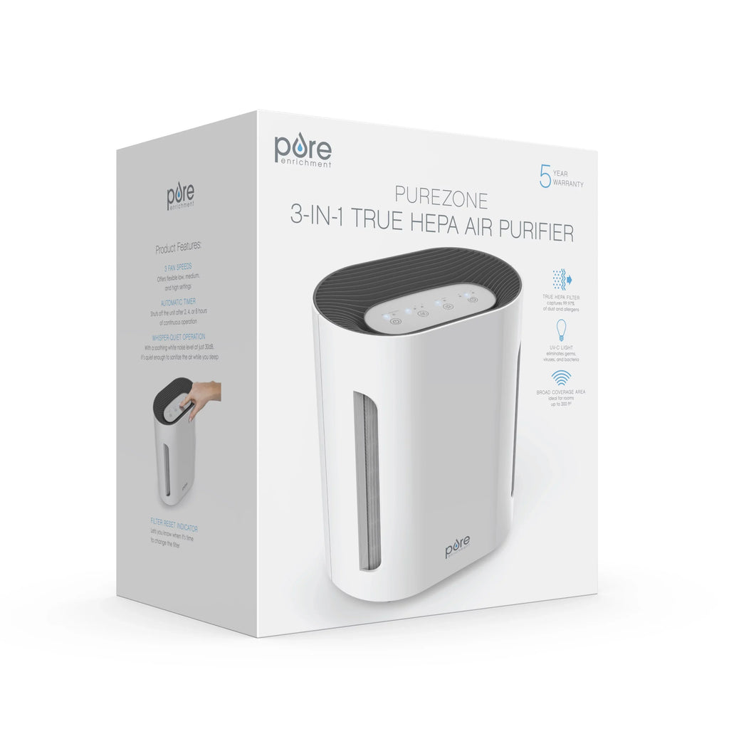 Purifier True Zone Air HEPA 3-in-1 Enrichment Pure