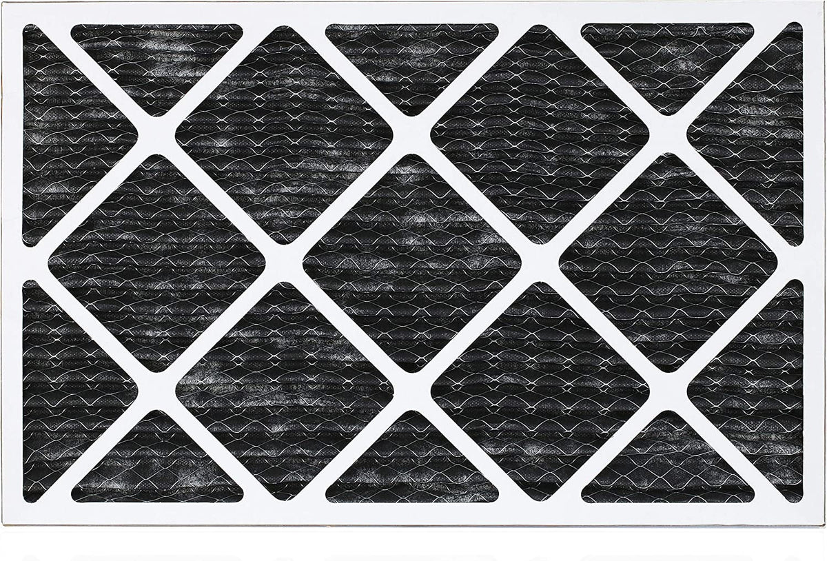 with Odor Eliminator Filterbuy Filters AC (5-Pack) Activated MERV Pleated Furnace Carbon Air HVAC 8 16x24x1