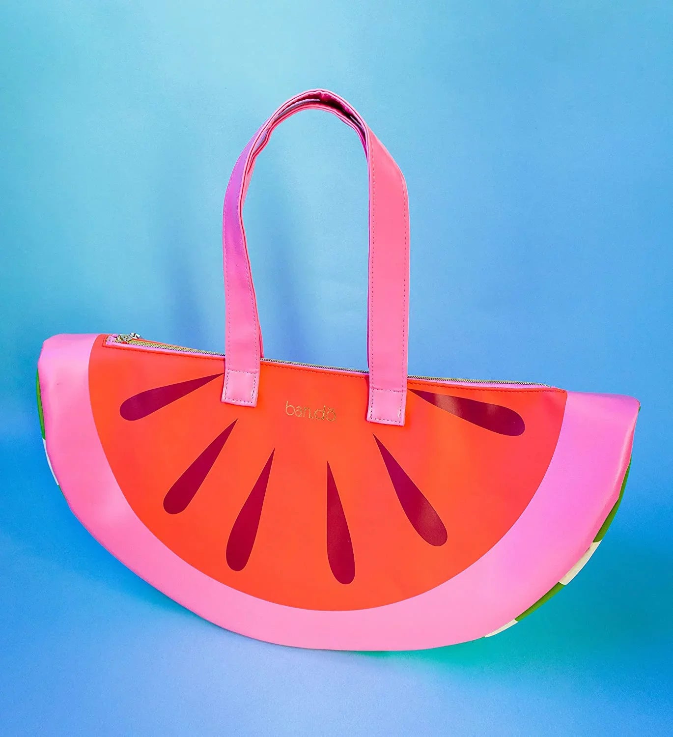 Beach Days, Insulated for Cute Portable Soft ban.do Chill Bag, Super Cooler, Picnics Cooler with Watermelon Sided Shoulder Bag 2.0 Straps, or Cooler