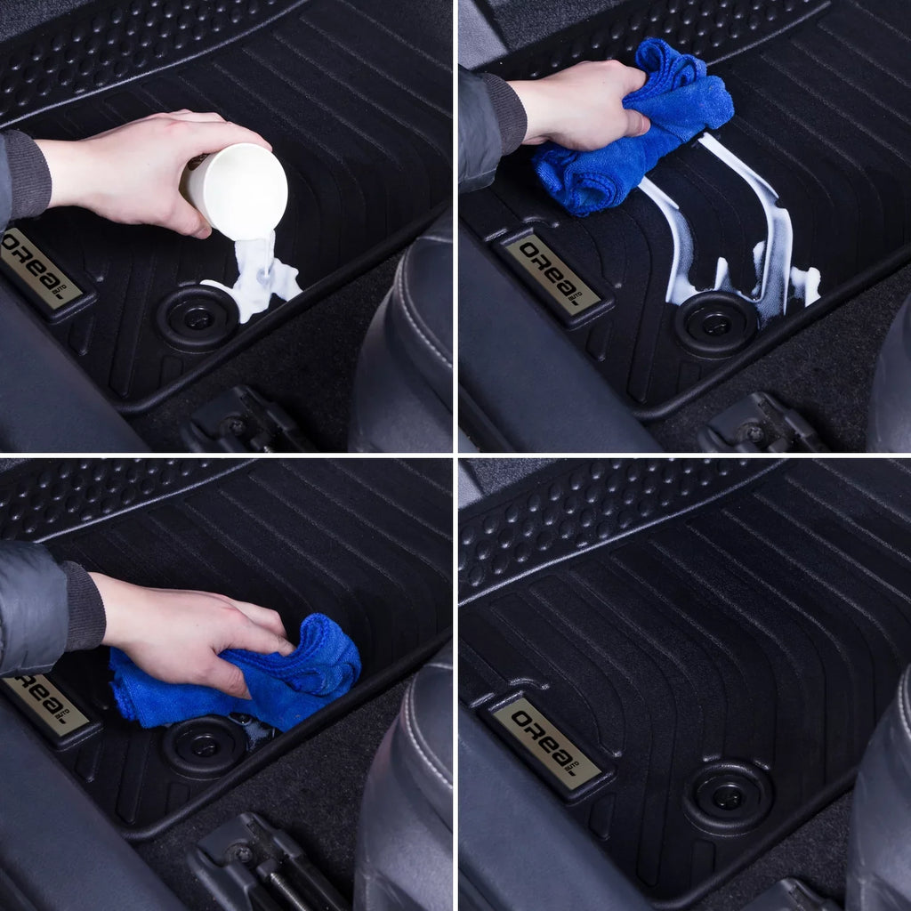 Carpet-Custom Duty Floor Liners Compass Front Car Heavy Replacement Black 2018-2023 Fit-Tough/Durable/Odorless All and Mats for Jeep Guard Rear climate