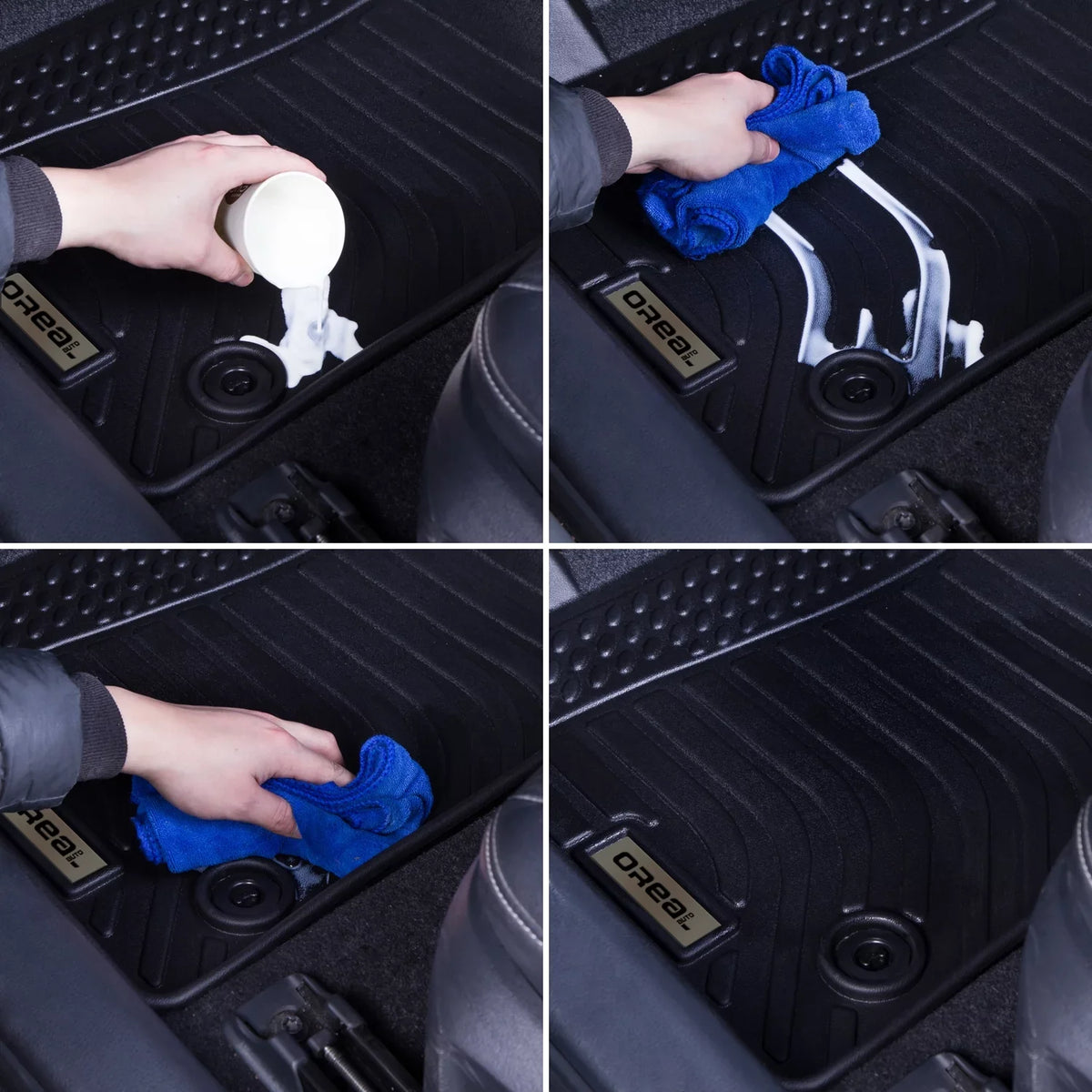 Carpet-Custom Duty Floor Liners Compass Front Car Heavy Replacement Black 2018-2023 Fit-Tough/Durable/Odorless All and Mats for Jeep Guard Rear climate