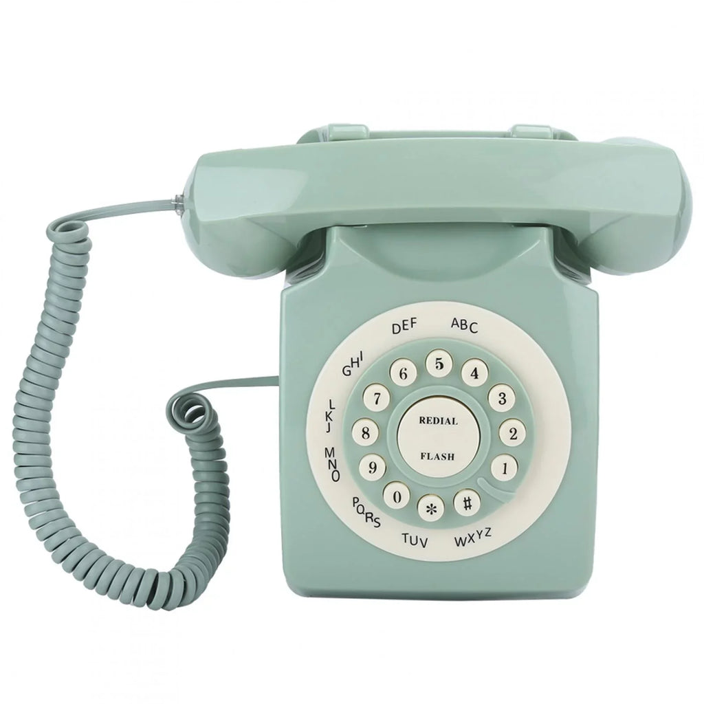 Telephone Landline Green Telephone Definition Antique Aigend Call Button European Vintag Clear - Large High