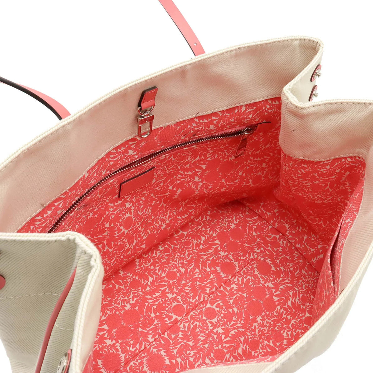 MM Bag Corail 2014 Canvas Pink Shoulder Used Authenticated Collection Summer Hippopotamus M94502 Tote