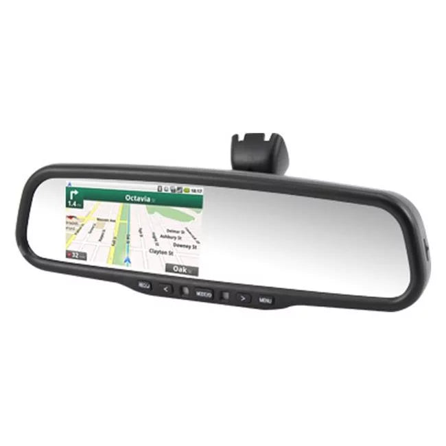 Optix Mirroring 4.3 View & RVM430WFDVRBTG Monitor Wifi with in. Built-in DVR, Phone Bluetooth Mirror Rear