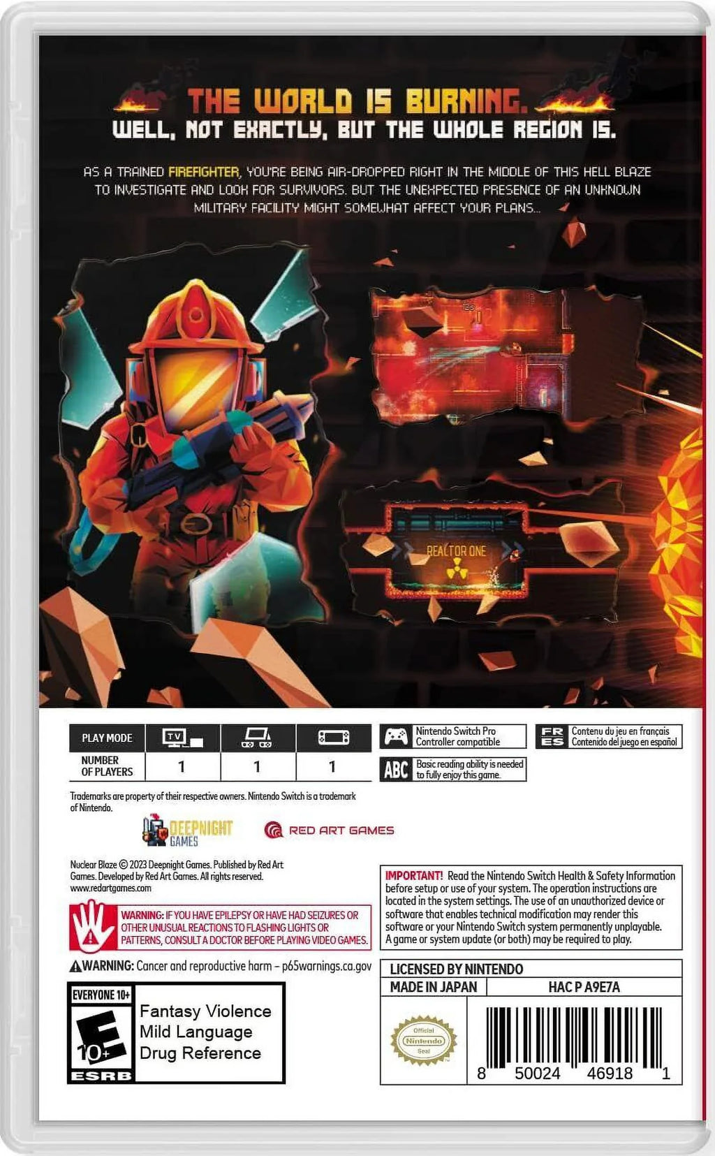 [Nintendo Blaze Nuclear Switch]