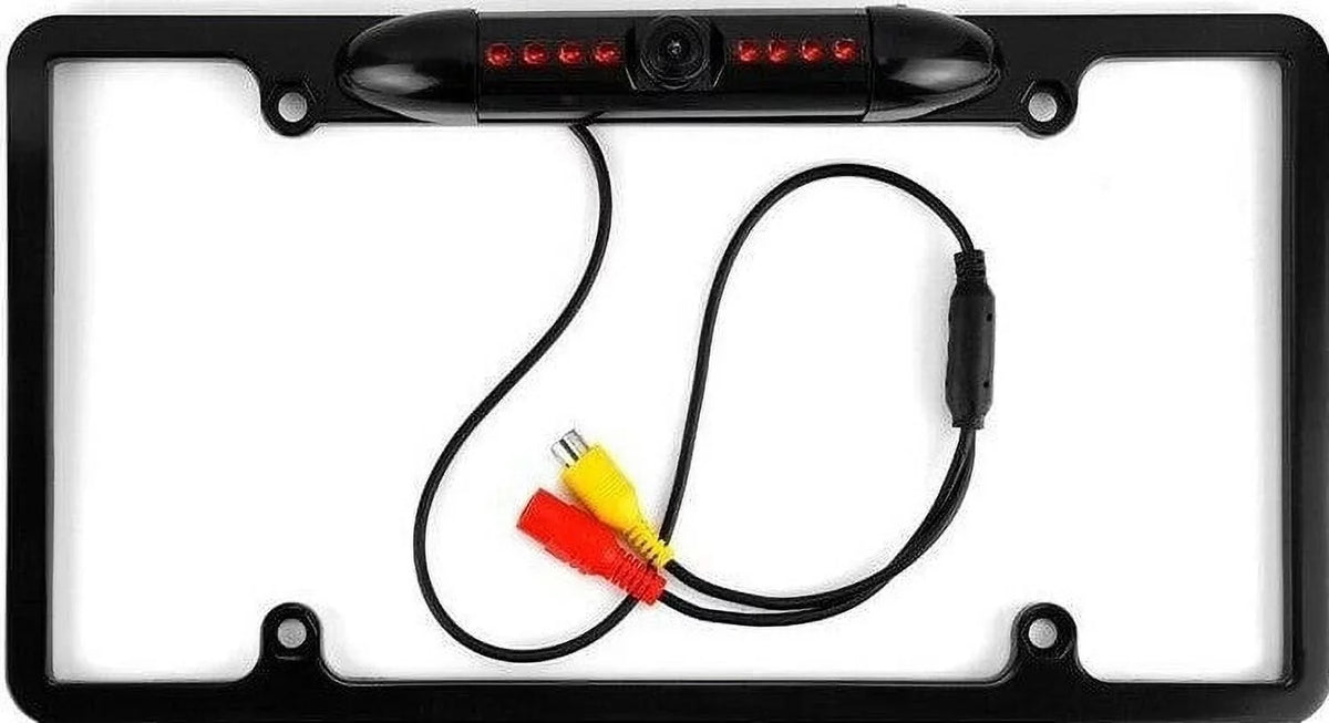 Angle Waterproof Black Night Camera Backup Car View Plate HD Rear License Wide