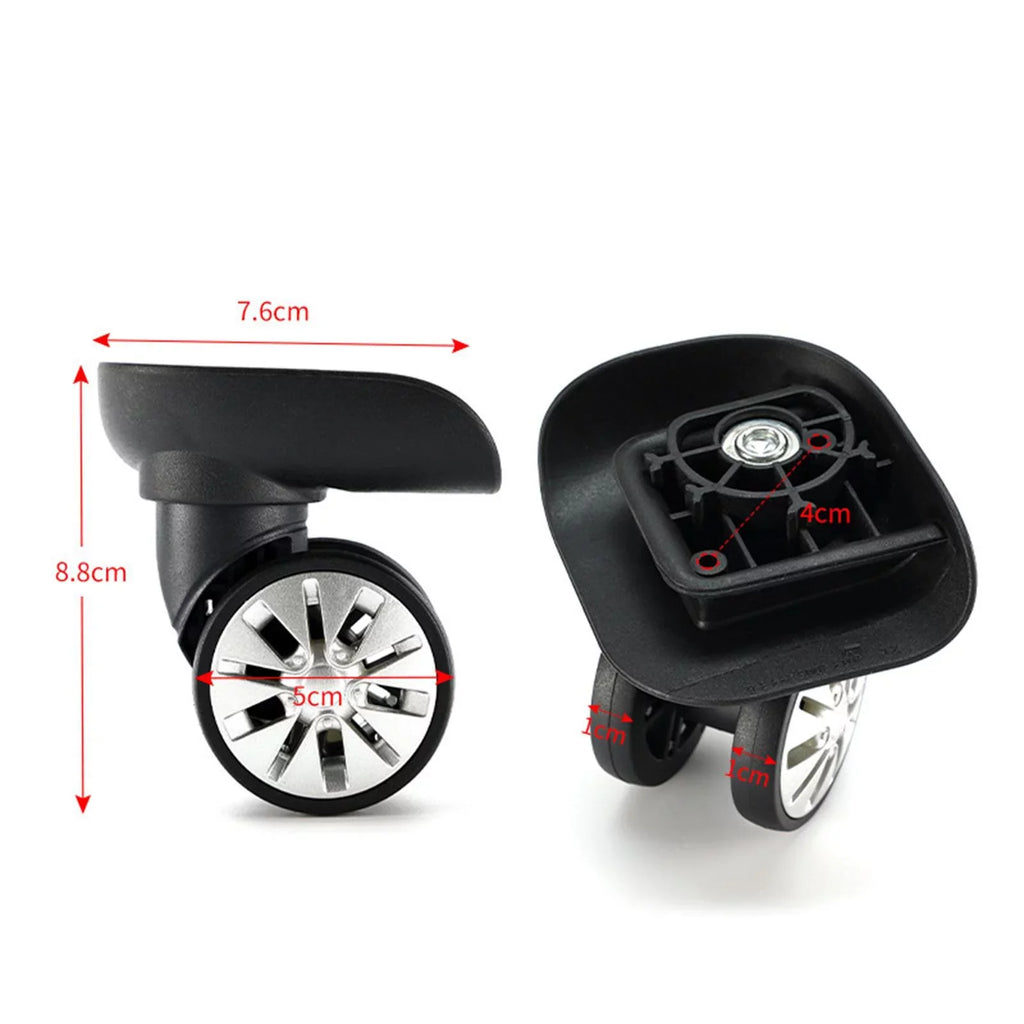 for Luggage Replacement Trolley Bag Case 4Pcs Wheels Caster Wheels Suitcase