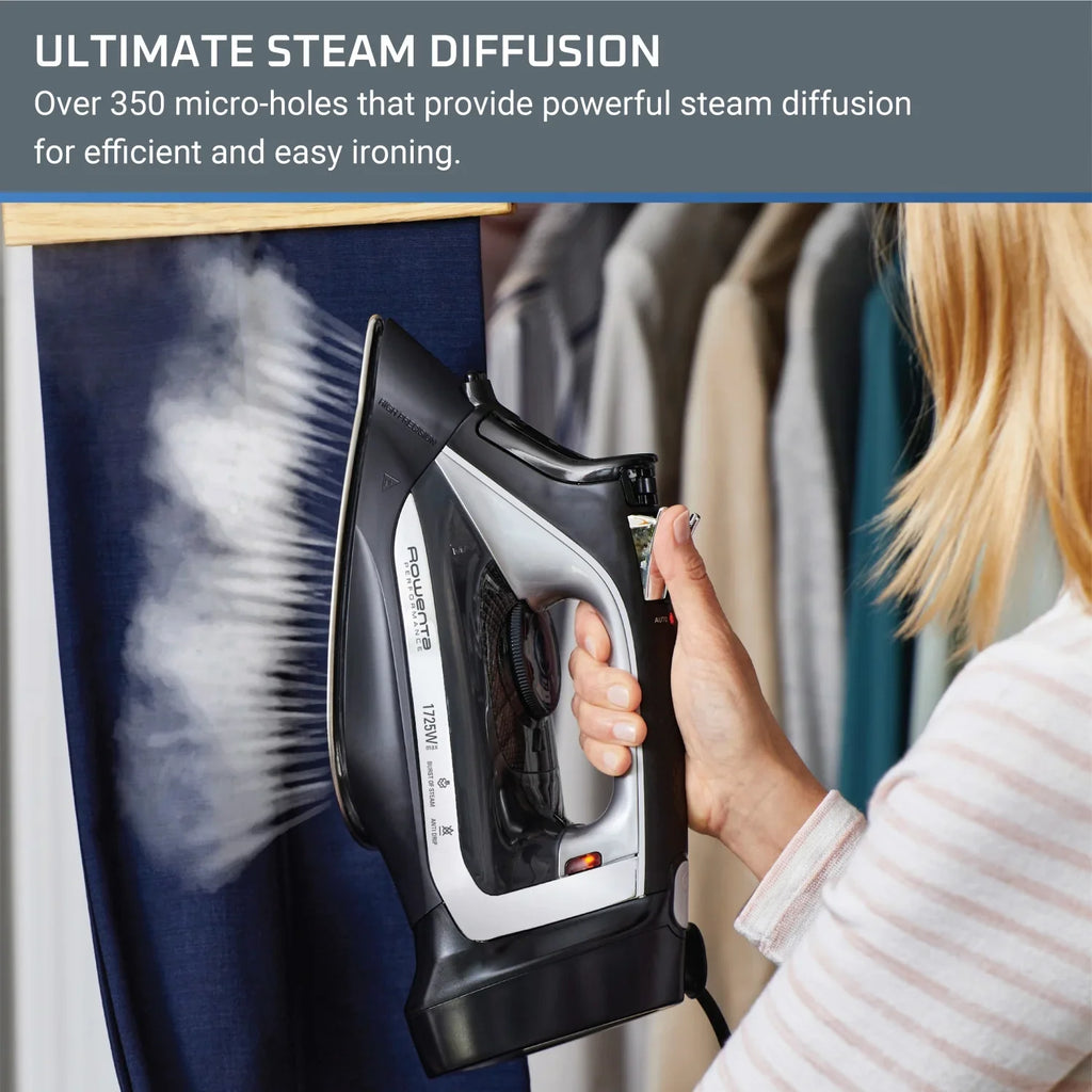 Black Rowenta Cordreel Accessteam Iron,
