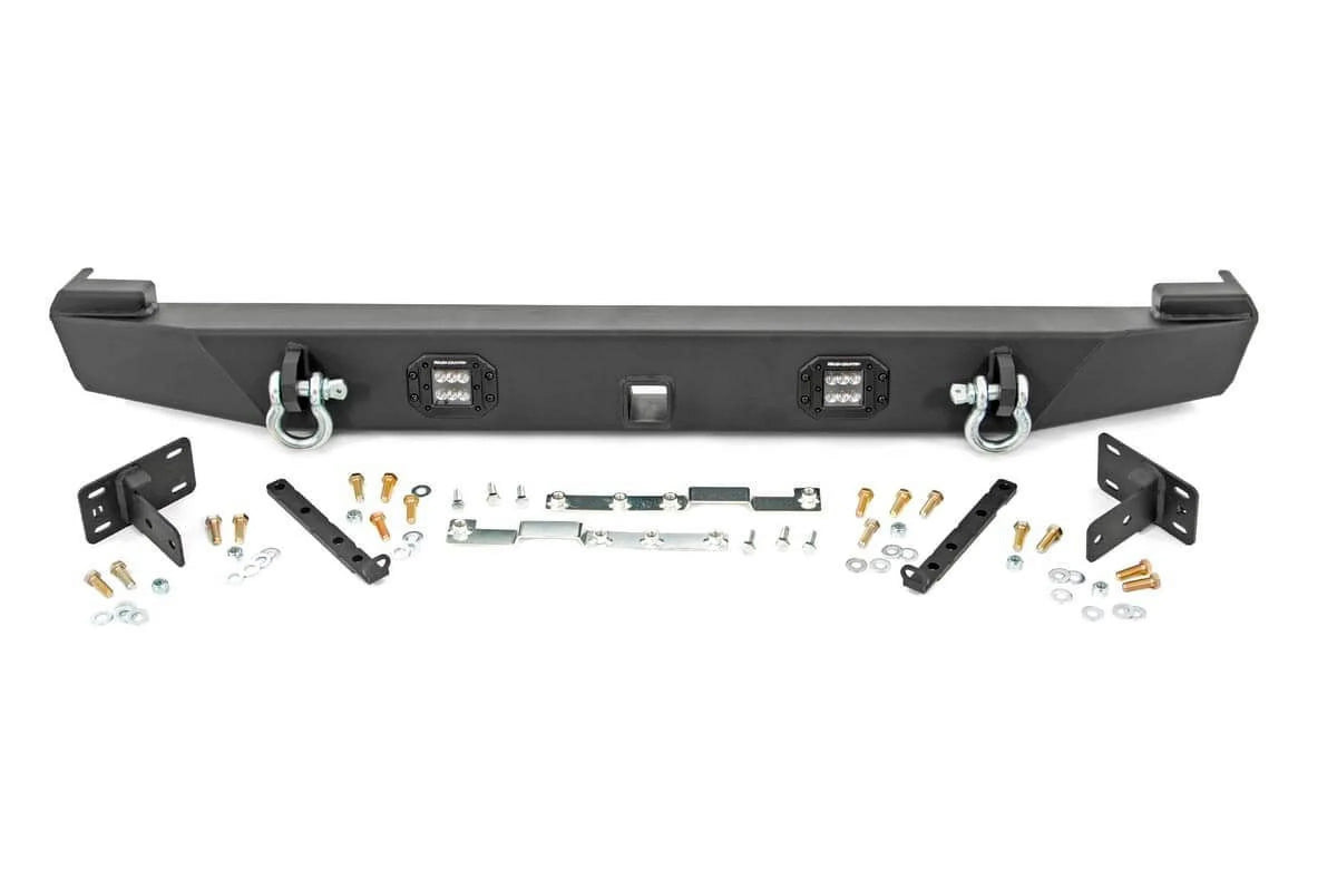 2WD/4WD XJ Rough for Country LED 1984-2001 Rear Cherokee Bumper Jeep - 110504