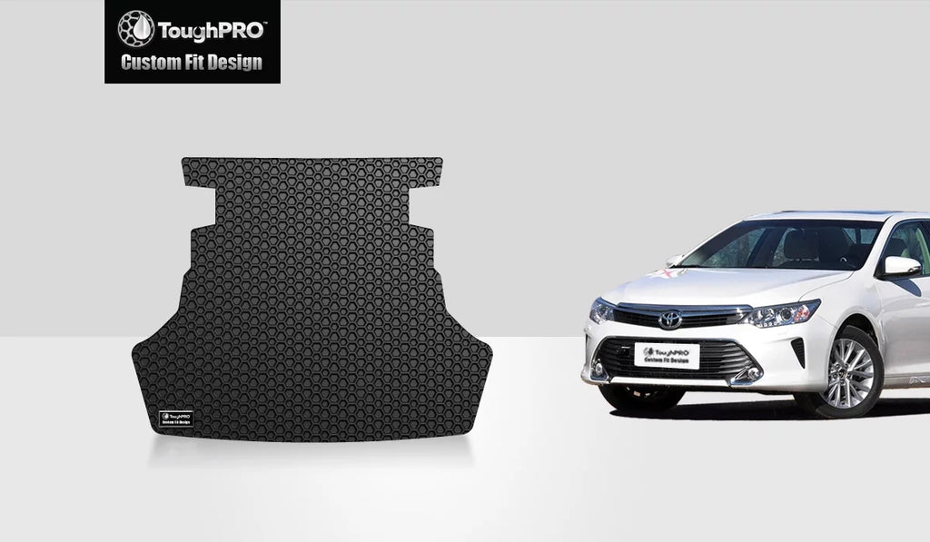 '- Compatible Rubber Heavy with All - Duty ToughPRO Mat Black 2016 in Trunk - USA) TOYOTA climate (Made Camry -