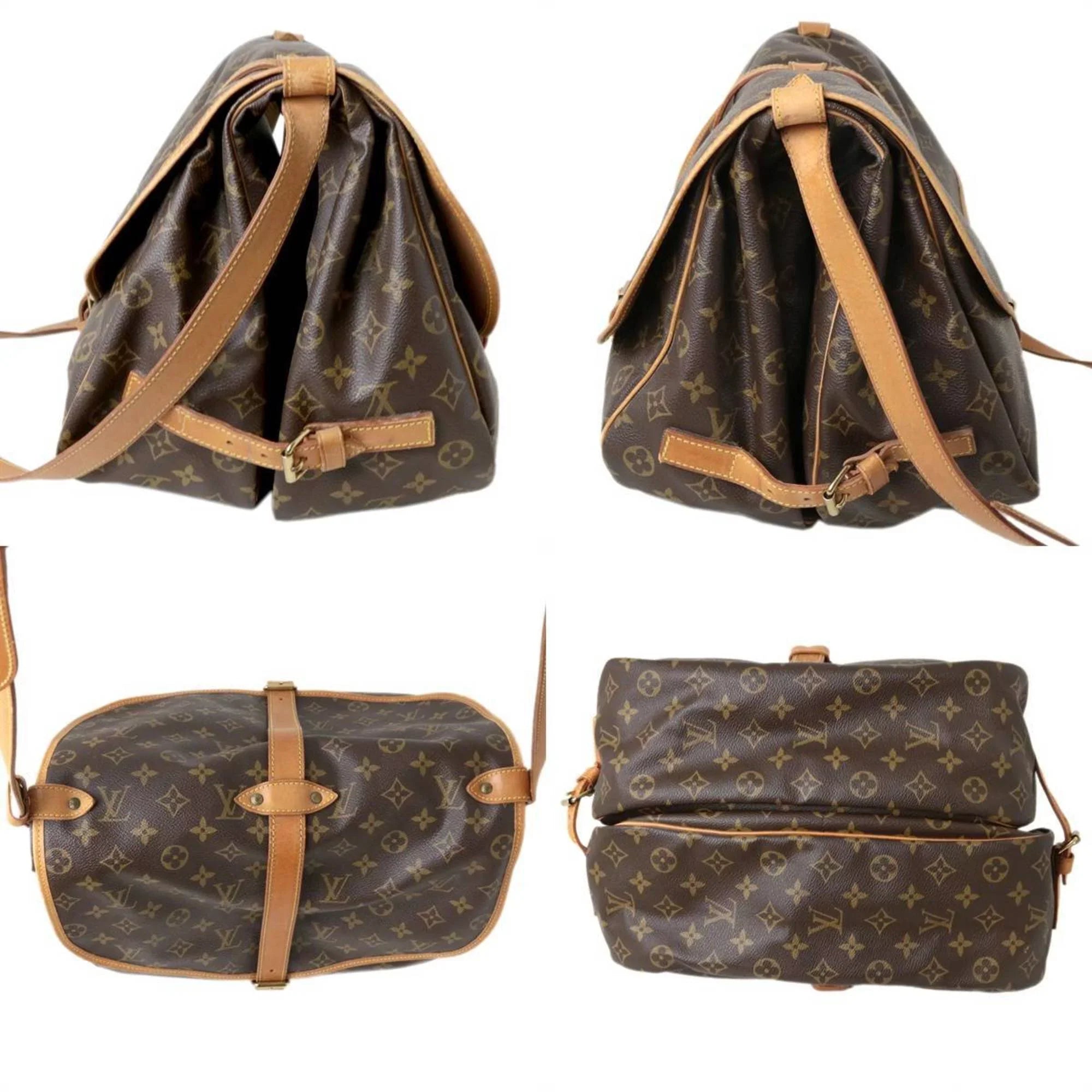 bag M42254 shoulder (Good) Pre-Owned Saumur monogram 35