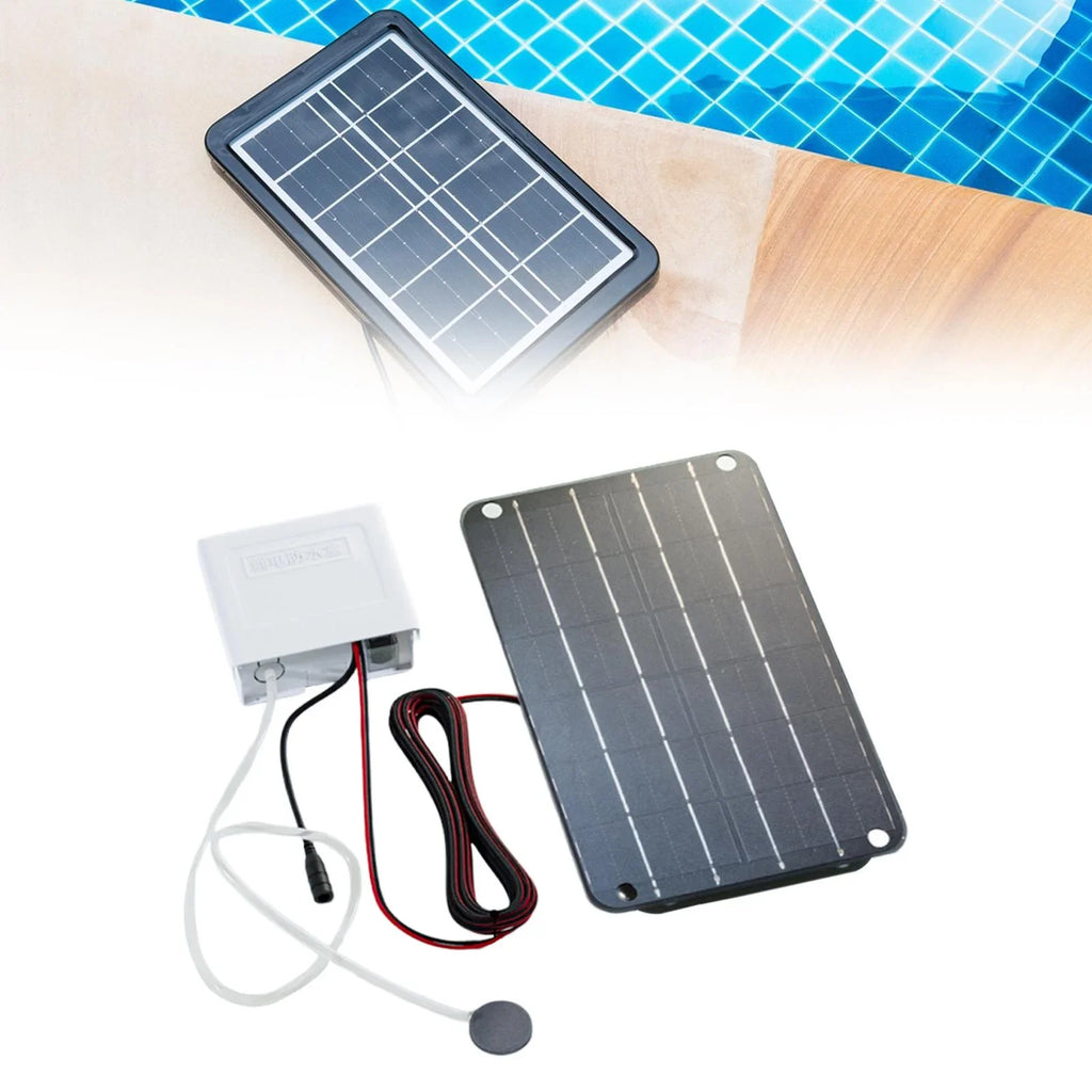 Pump Pond Solar Hydroponics Silent Pond Eco Pump Solar Pump,Aquarium Friendly,6V Oxygenator for Air Powered Solar simhoa Air Aerator