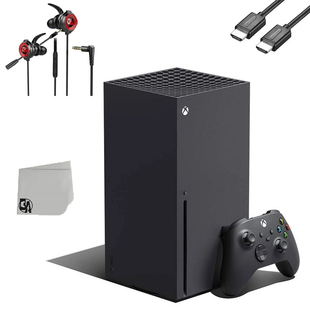 Xbox Bundle Gaming Earbuds 16GB Black RAM With AXTION Microphone Series Like Console G11-A + New Microsoft BOLT X