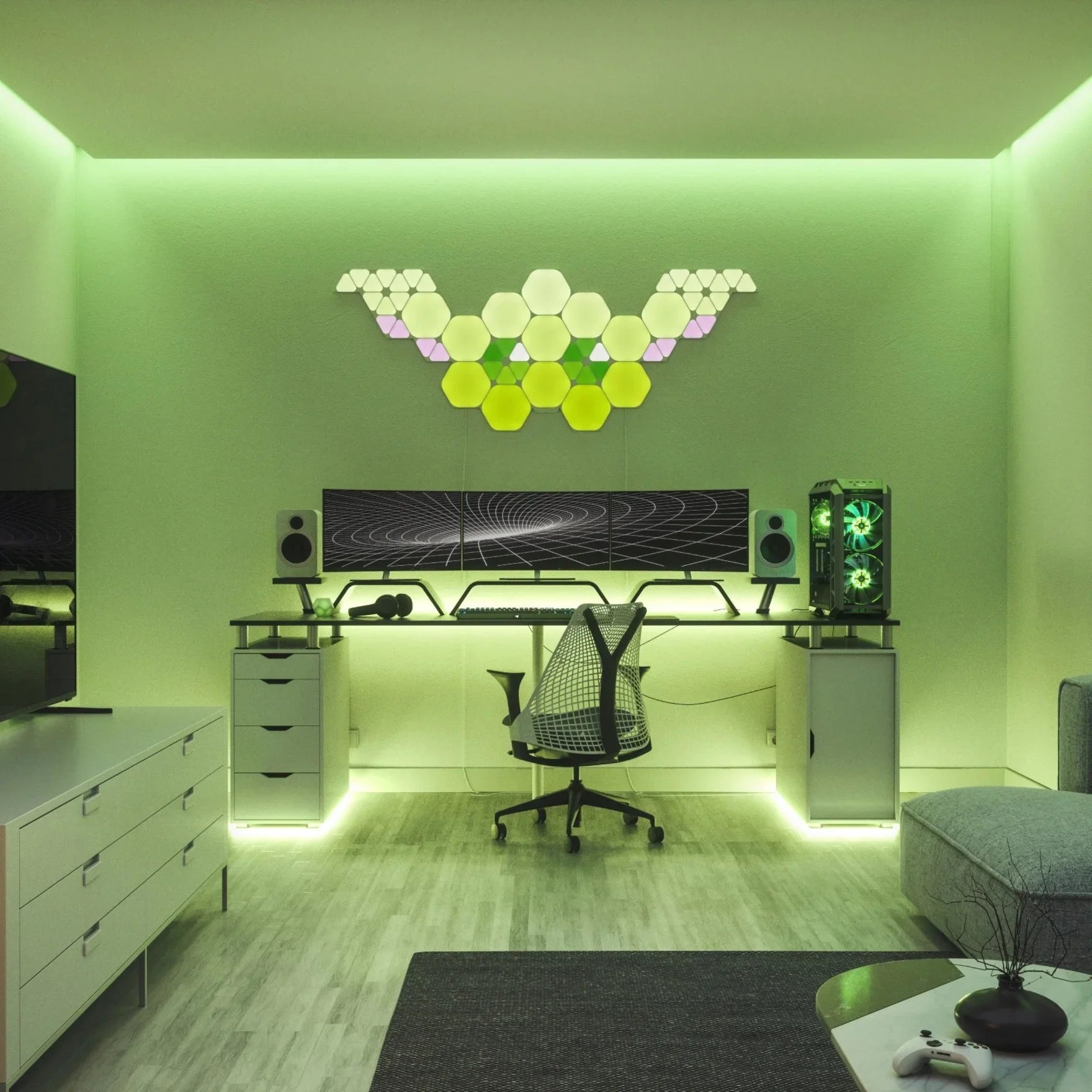 7 Panels Kit - Hexagon Panels Light - Smarter