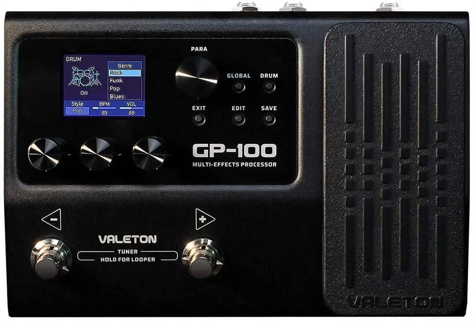 supply) 9V (with Valeton Processor, Multi-Effects power GP-100