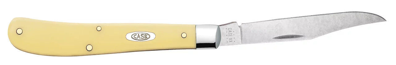Yellow Trapper - Smooth Case Blade 00031 XX Handle Clip Synthetic Slimline